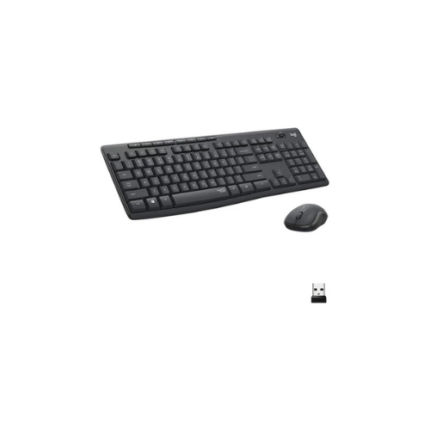 Logitech MK295 Wireless Combo Keyboard and Mouse 920-009800 – Silent Typing & Smooth Scrolling for Home & Office
