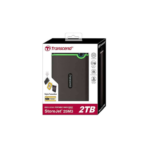 Transcend External HDD 2TB – Iron Grey – TS2TSJ25M3S