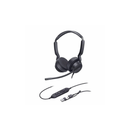 YEALINK UH46 Dual Teams USB-C/A-Corded USB Headsets