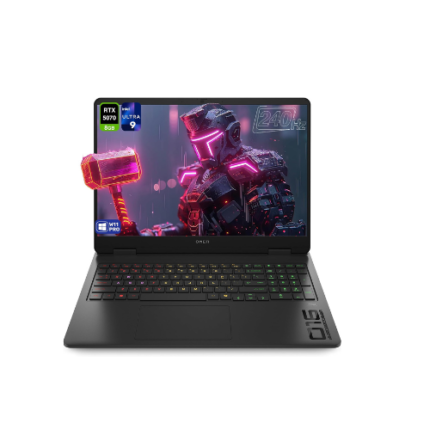 HP OMEN 16 Slim Gaming Laptop 16-an0075cl Intel Core Ultra 9 285H, 32GB , 1TB PCIe (with upgradeable slot), NVIDIA GeForce RTX 5070 8GB GDDR7 Graphics, Win 11 Home, 16″ 2K 144Hz
