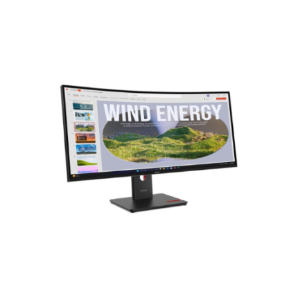 LENOVO ThinkVision T34WD-40 34" Curved Monitor UWQHD USB-C Docking