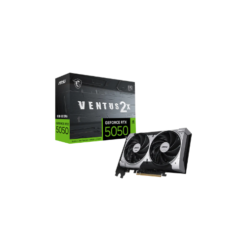 MSI GeForce RTX 5050 8G Ventus 2X OC 8GB GDDR6 Graphics Cards MSI GeForce RTX 5050 8G Ventus 2X OC 8GB GDDR6 Graphics Cards
