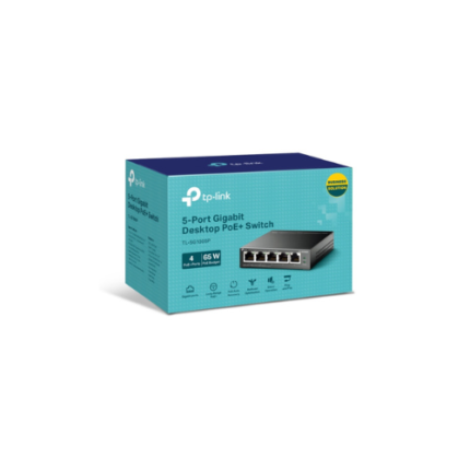 TP-Link TL-SG1005P 5-Port Gigabit Desktop Switch with 4-Port PoE -