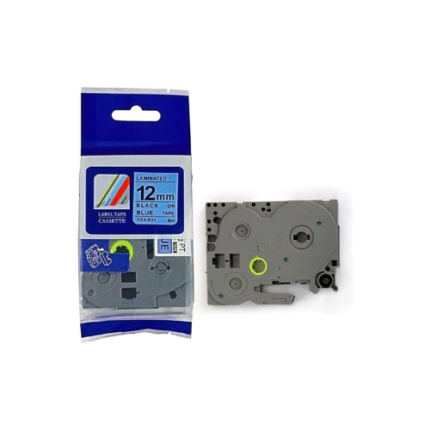 Brother TZ2-531 12mm x 8m black on Blue label tape