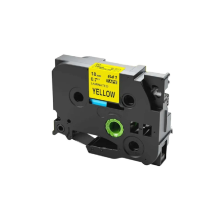 Brother TZ2-631 12mm x 8m Black on yellow label tape