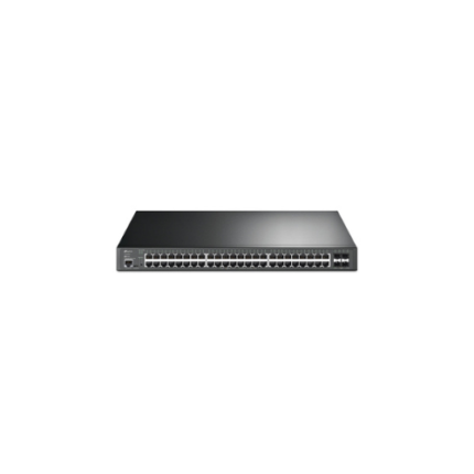 TP-Link TL-SG3452XP 48-Port 10/100/1000Mbps JetStream Gigabit L2+ Managed Switch with 48-Port PoE+ and 4-Port 10GE SFP+ Slots