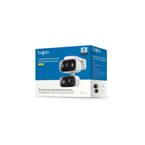 TP-Link Tapo C246D-a TP-Link Tapo C246D | Outdoor Dual Lens Pan & Tilt Security Camera with Night Vision & Spotlights (TL-TAPO C246D)