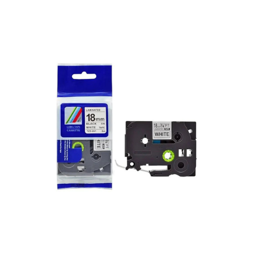 Brother TZ2-241 18mm x 8m black on white label tape Brother TZ2-241 18mm x 8m black on white label tape