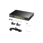 Cudy GS1018PS2 16-Port Gigabit PoE Switch with 2 GbE and 2 SFP