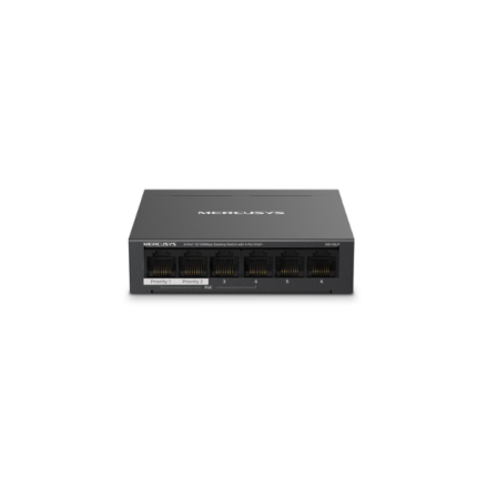 MERCUSYS TL-MS106LP 6-Port 10/100Mbps Desktop Switch with 4-Port PoE+